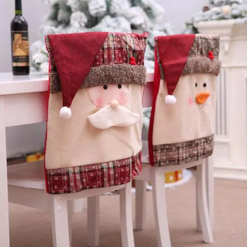 Christmas Chair Covers and Table Decorations
