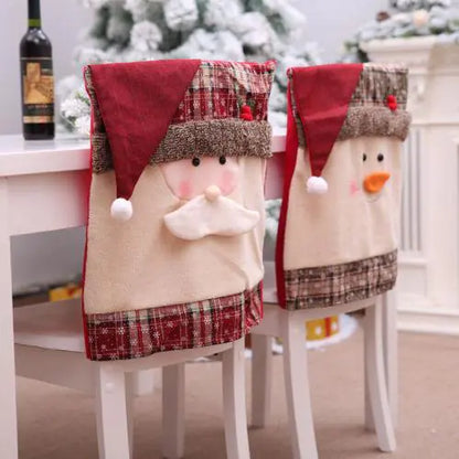 Christmas Chair Covers and Table Decorations