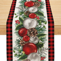 Yuletide Buffalo Check Table Runner 13 x 60
