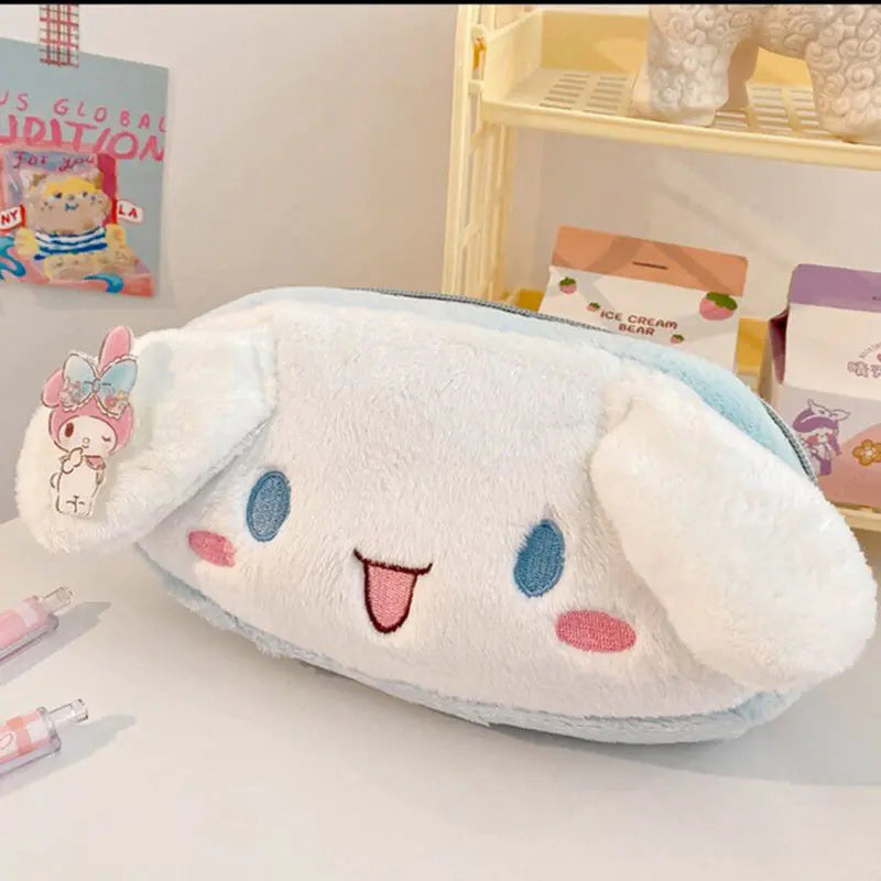 Stylish Japanese Kuromi &amp; Cinnamon Dog Pencil Case kid