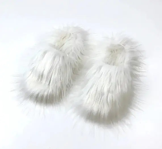 Sheep Long Hair Woolen Slipper men women_
