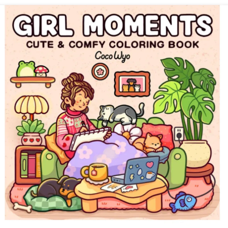 Coloring Paperback Monster Series Painting Book gift