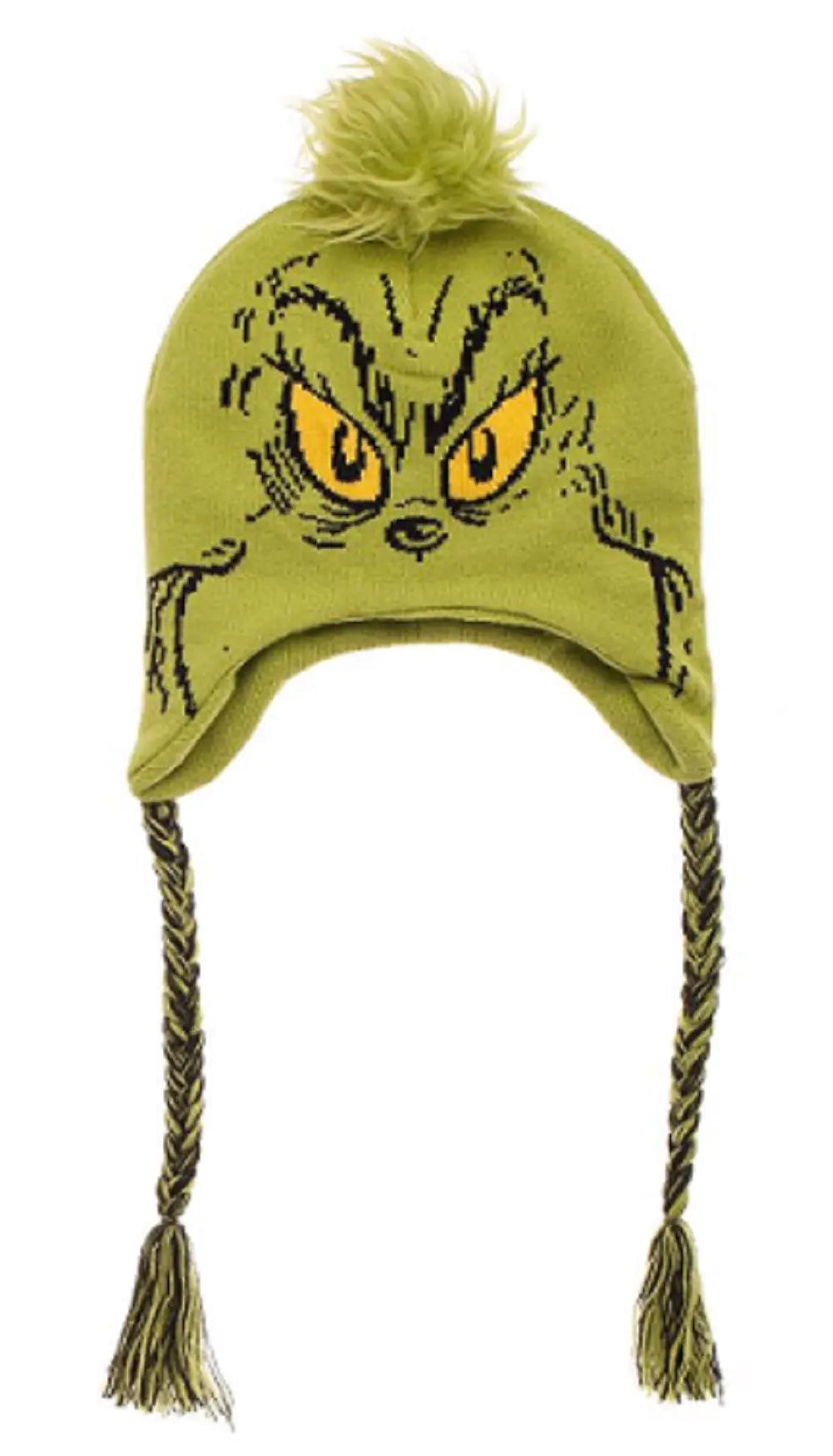 Bioworld Dr. Seuss The Grinch Who Stole Christmas Peruvian Laplander Hat CharacterGreenOne Size