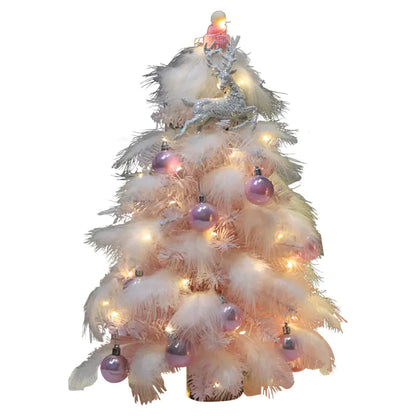Pink Feather Christmas Tree_