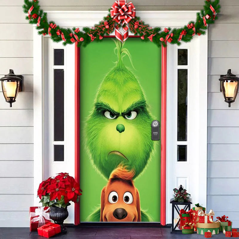 Christmas Themed Door Decoration garden