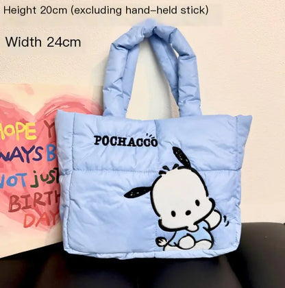 2024 Sanrio Handbag - Kuromi Tote &amp; Pacha Dog Bag gift