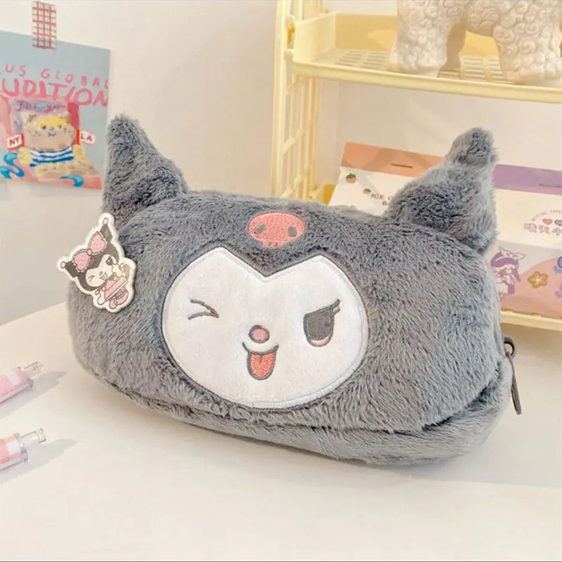 Stylish Japanese Kuromi &amp; Cinnamon Dog Pencil Case kid