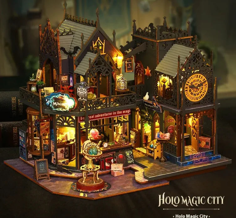 Hand-assembled Villa Model gift men_ women