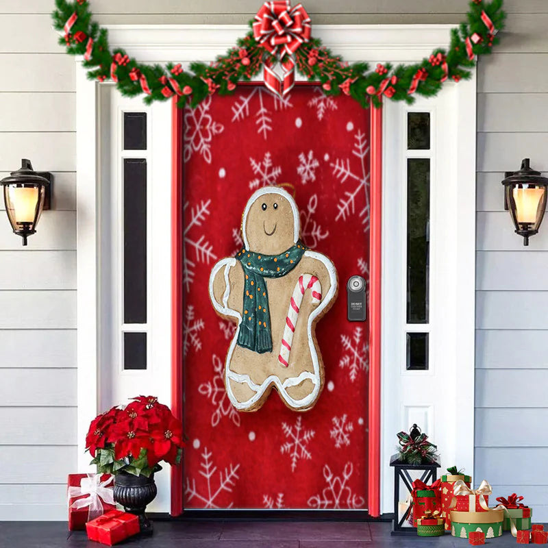 Christmas Themed Door Decoration garden