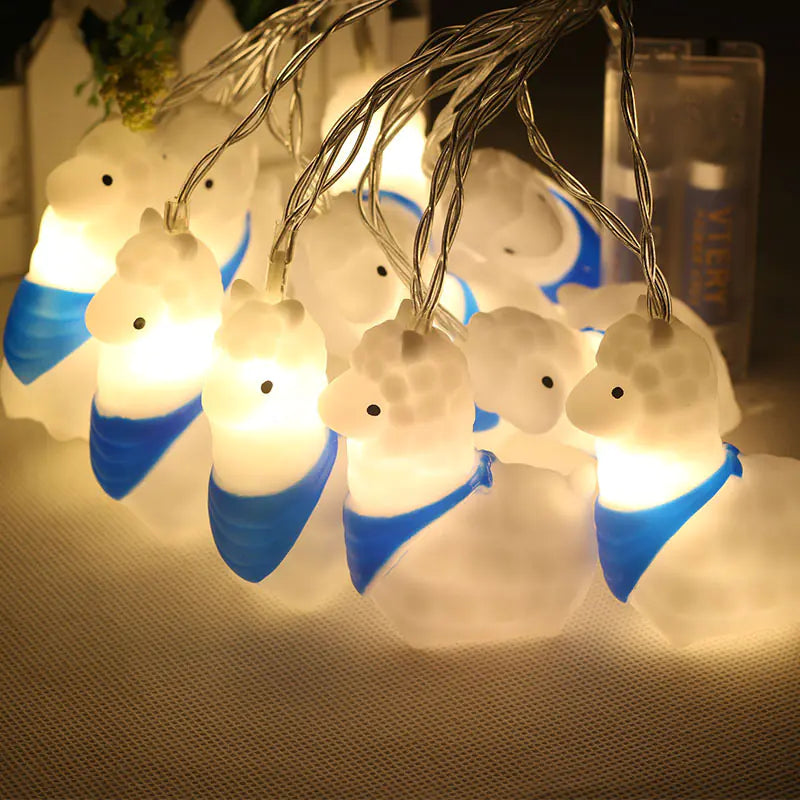 Christmas Sheep String Lights