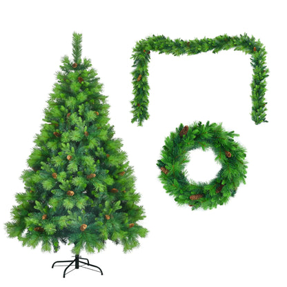 Pine Perfection 6ft Christmas Set with Pre-Lit Tree_ & Garland