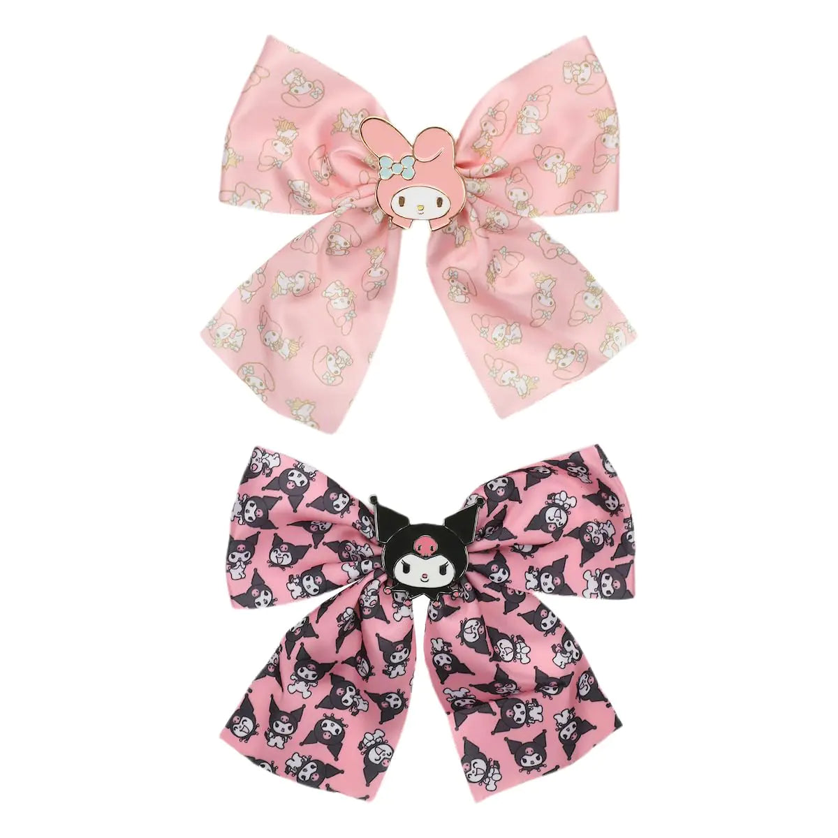 My Melody &amp; Kuromi 2-Piece Hair Clip Bows Set kids