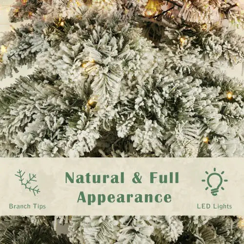 7.5-ft Pre-Lit Creative Christmas Tree_ with Flexible Branches