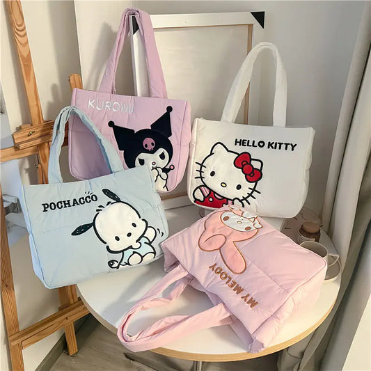 2024 Sanrio Handbag - Kuromi Tote &amp; Pacha Dog Bag gift
