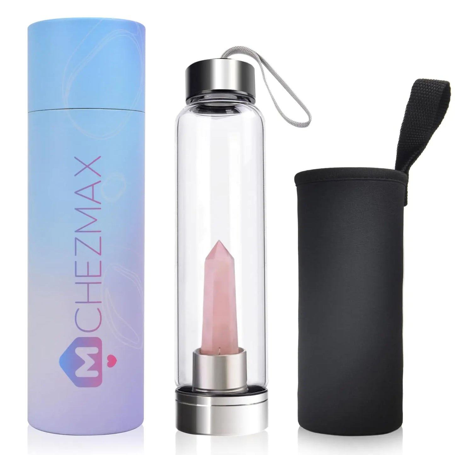 Gemstone Hydration Bottle women
