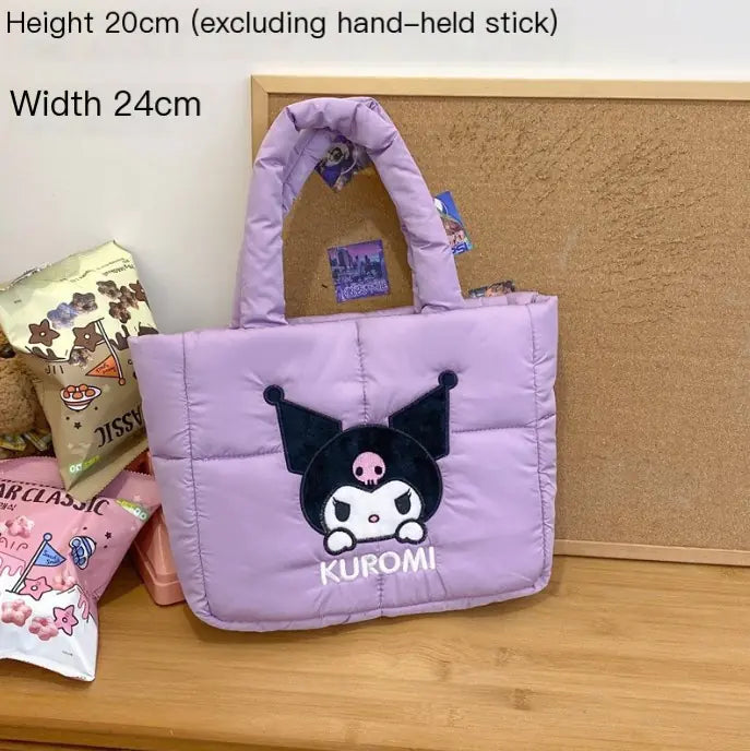 2024 Sanrio Handbag - Kuromi Tote &amp; Pacha Dog Bag gift