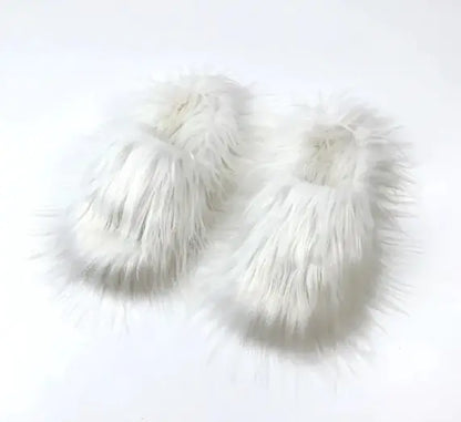 Sheep Long Hair Woolen Slipper men women_