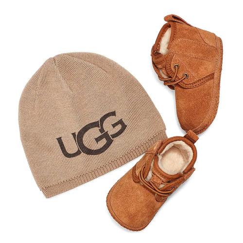 UGG Unisex-Baby Baby Neumel &amp; Ugg Boot Chestnut 02/03