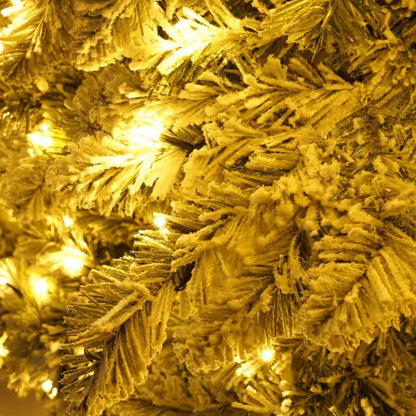 7.5-ft Pre-Lit Creative Christmas Tree_ with Flexible Branches