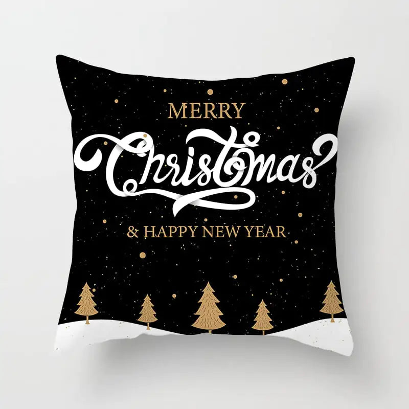 Merry Christmas Decorative Pillowcase