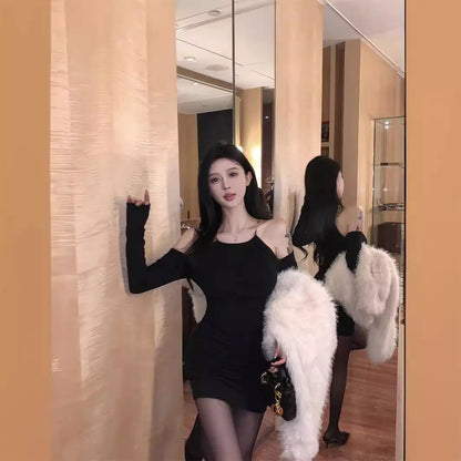 Autumn New Women 's Dress with Long Sleeves