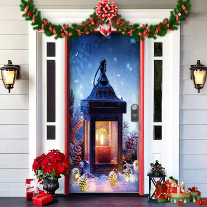 Christmas Themed Door Decoration garden