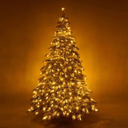 7.5-ft Pre-Lit Creative Christmas Tree_ with Flexible Branches