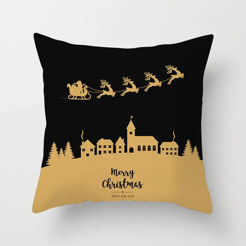 Merry Christmas Decorative Pillowcase