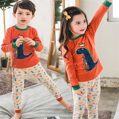 Children's Cotton Cartoon Pajama Set