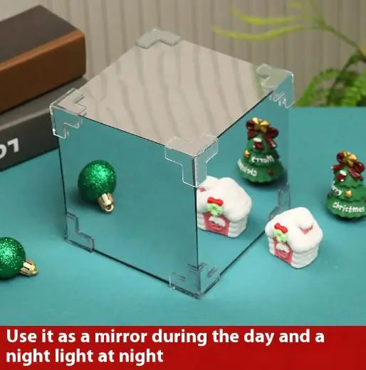 DIY Desktop Christmas Decoration light