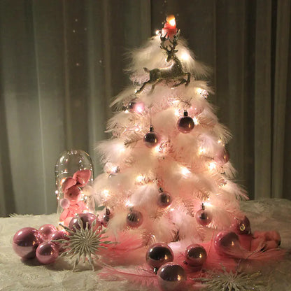 Pink Feather Christmas Tree_