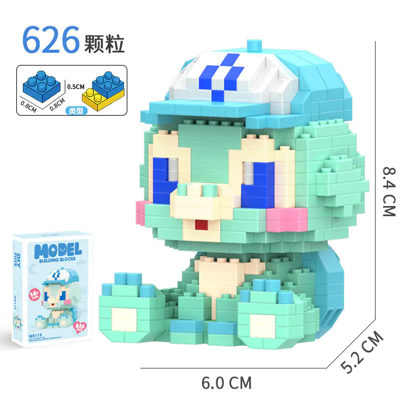 LEGO-Compatible Panda Astronaut Toy for Kids