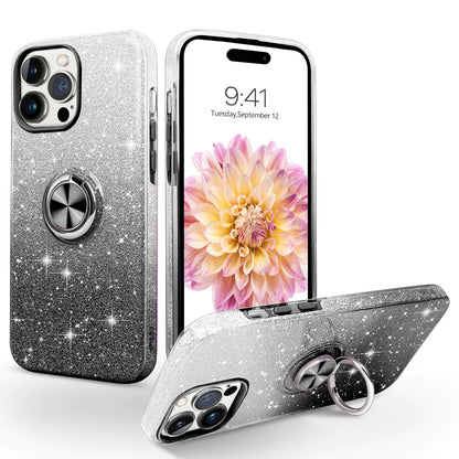 Soulips iPhone 16 Pro Glitter Ring Case