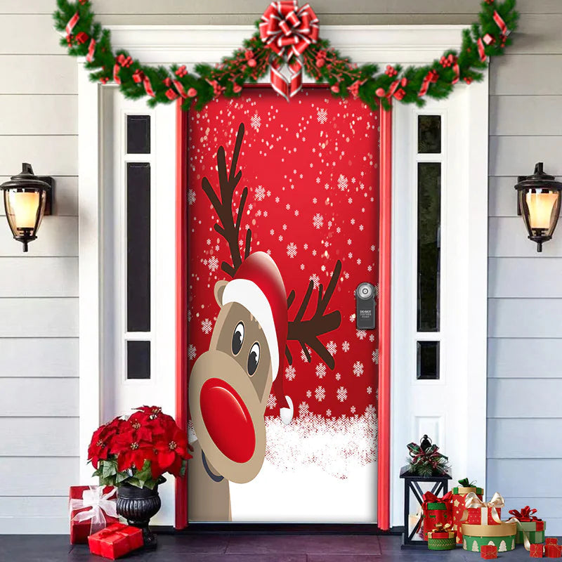 Christmas Themed Door Decoration garden