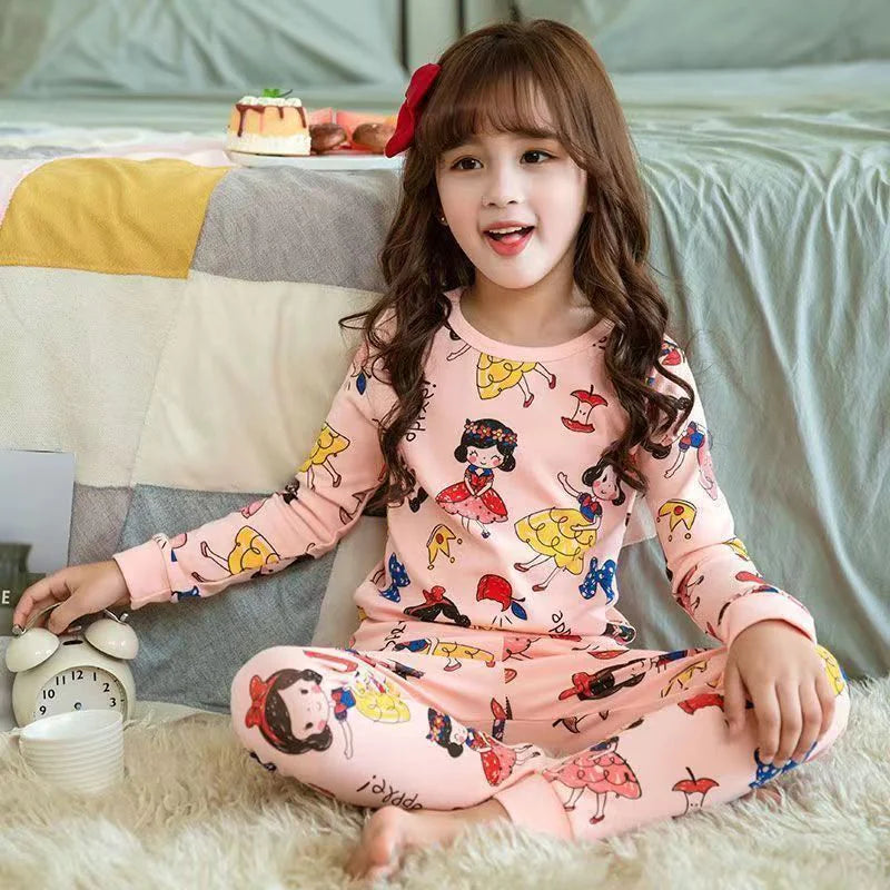 Children's Cotton Cartoon Pajama Set