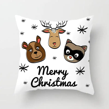 Merry Christmas Decorative Pillowcase