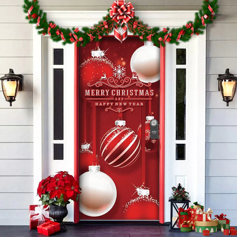 Christmas Themed Door Decoration garden