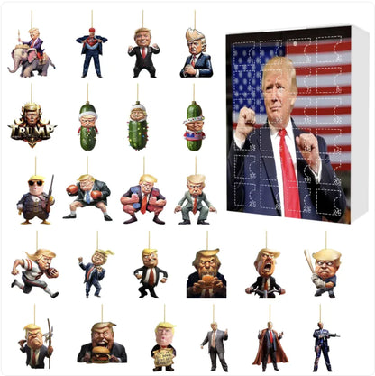 Donald Trump Christmas Countdown 24-Day Advent Calendar Blind Box