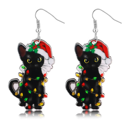 Festive Acrylic Earrings accessories