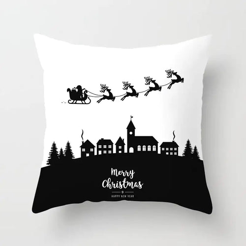 Merry Christmas Decorative Pillowcase