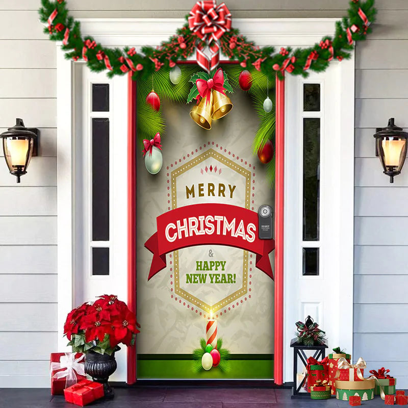 Christmas Themed Door Decoration garden