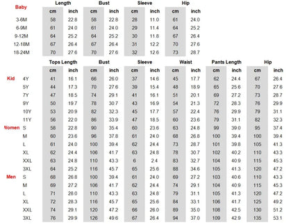 Christmas Matching Family Pajama Set women men_kid