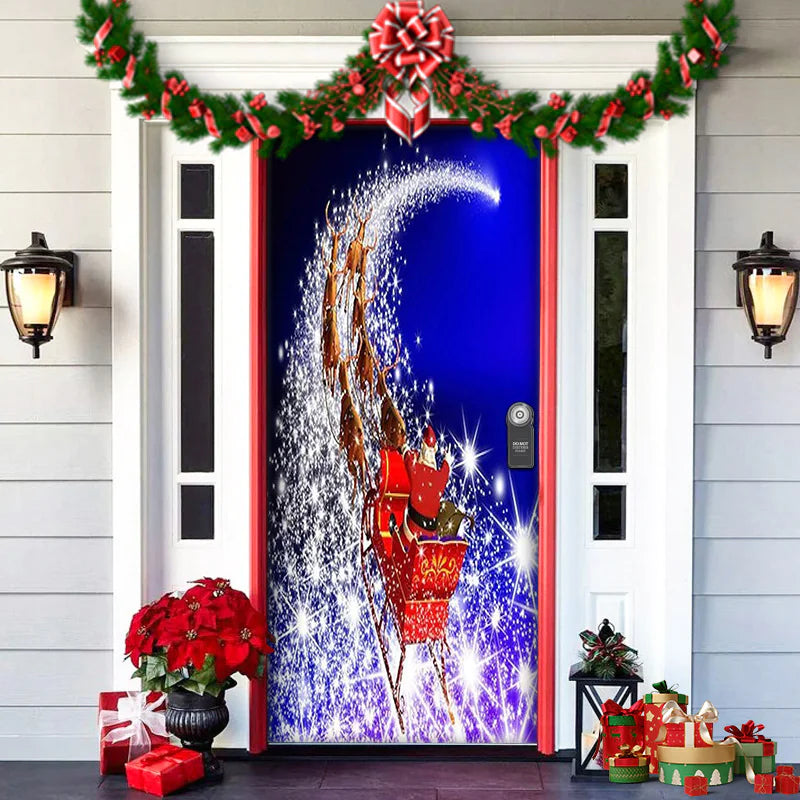 Christmas Themed Door Decoration garden