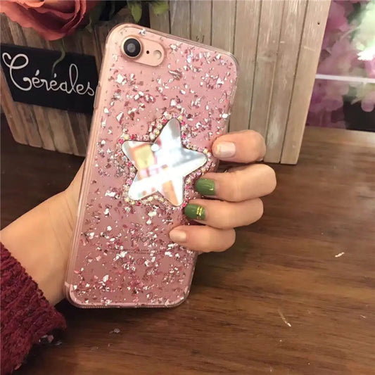 Transparent Starry iPhone Case_