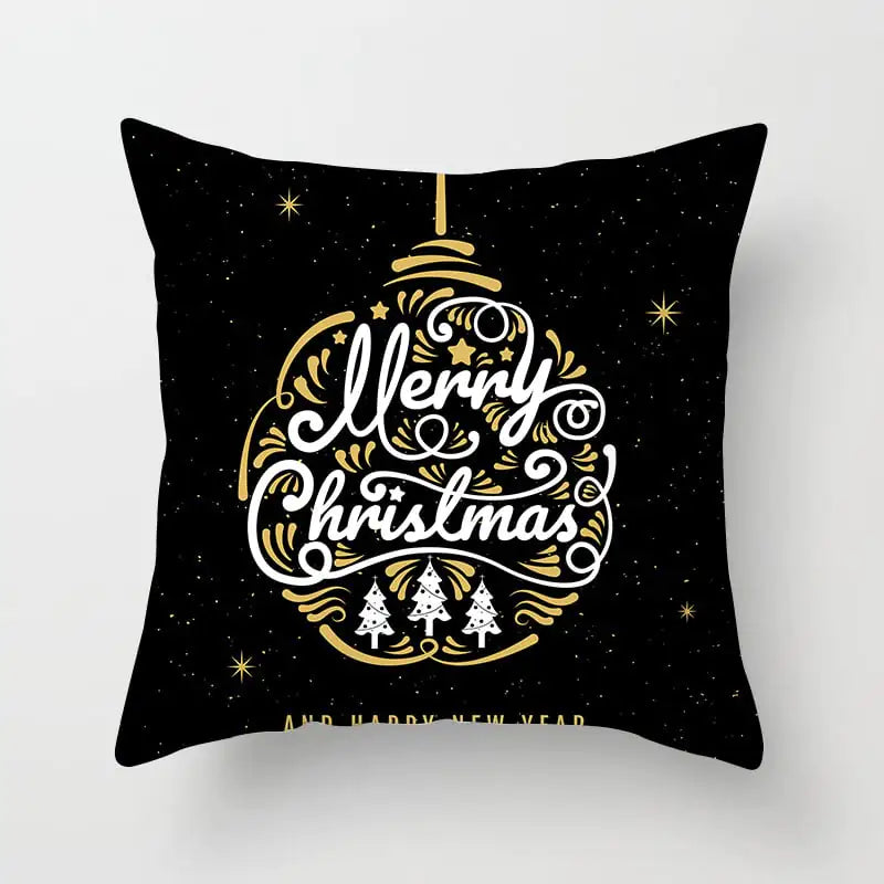 Merry Christmas Decorative Pillowcase
