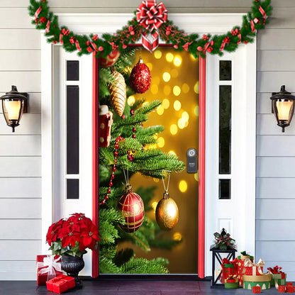 Christmas Themed Door Decoration garden