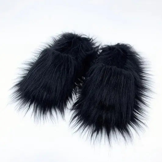 Sheep Long Hair Woolen Slipper men women_