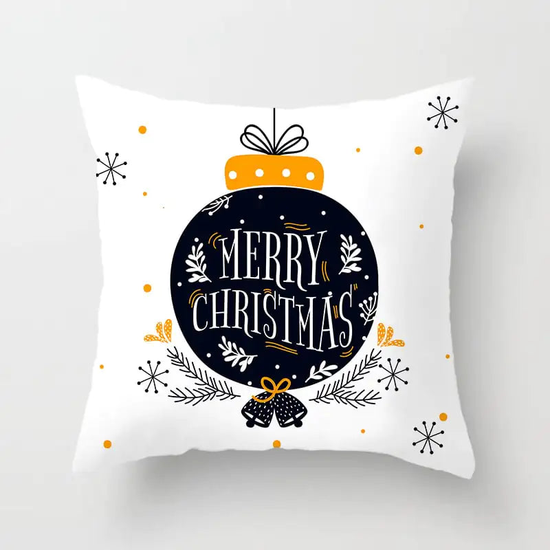 Merry Christmas Decorative Pillowcase