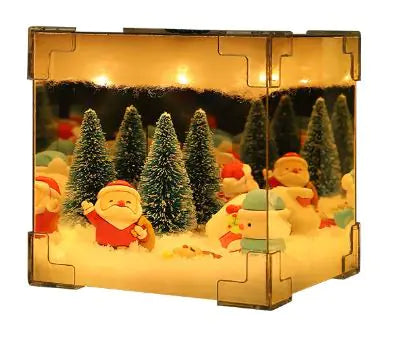 DIY Desktop Christmas Decoration light