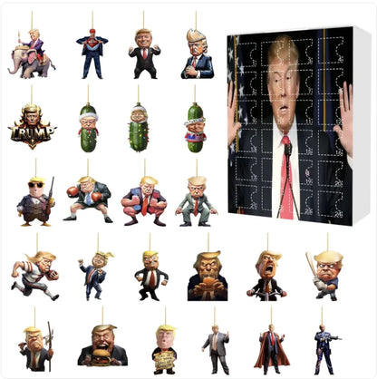 Donald Trump Christmas Countdown 24-Day Advent Calendar Blind Box